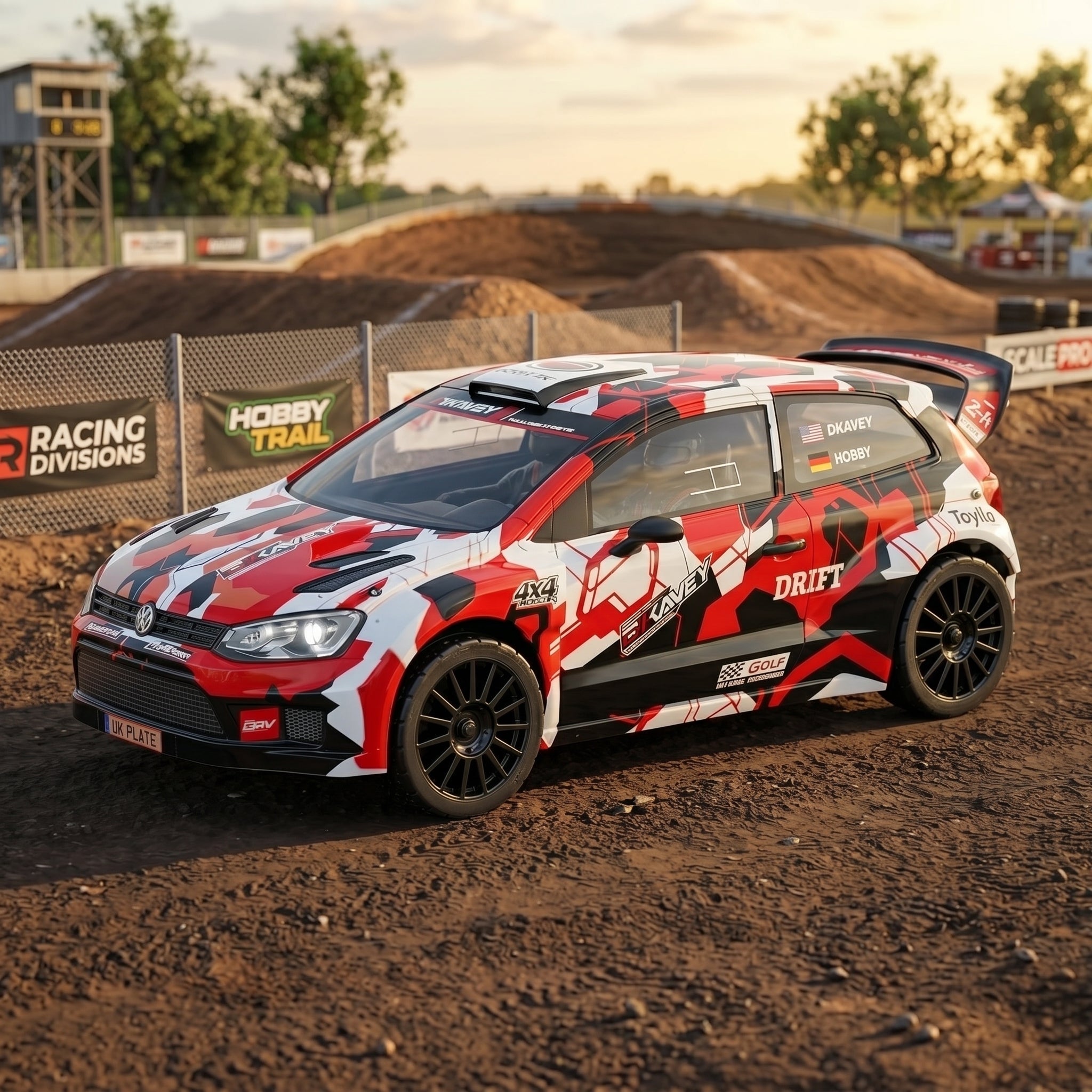 1/12 Brushless RC Rally Car 50 MPH — 4WD RC Drift Car for Adults with Gyro