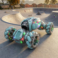 Toyllo Gesture Sensing RC Stunt Car, 4WD 360° Rotating Hand Controlled Remote Control Car for Kids