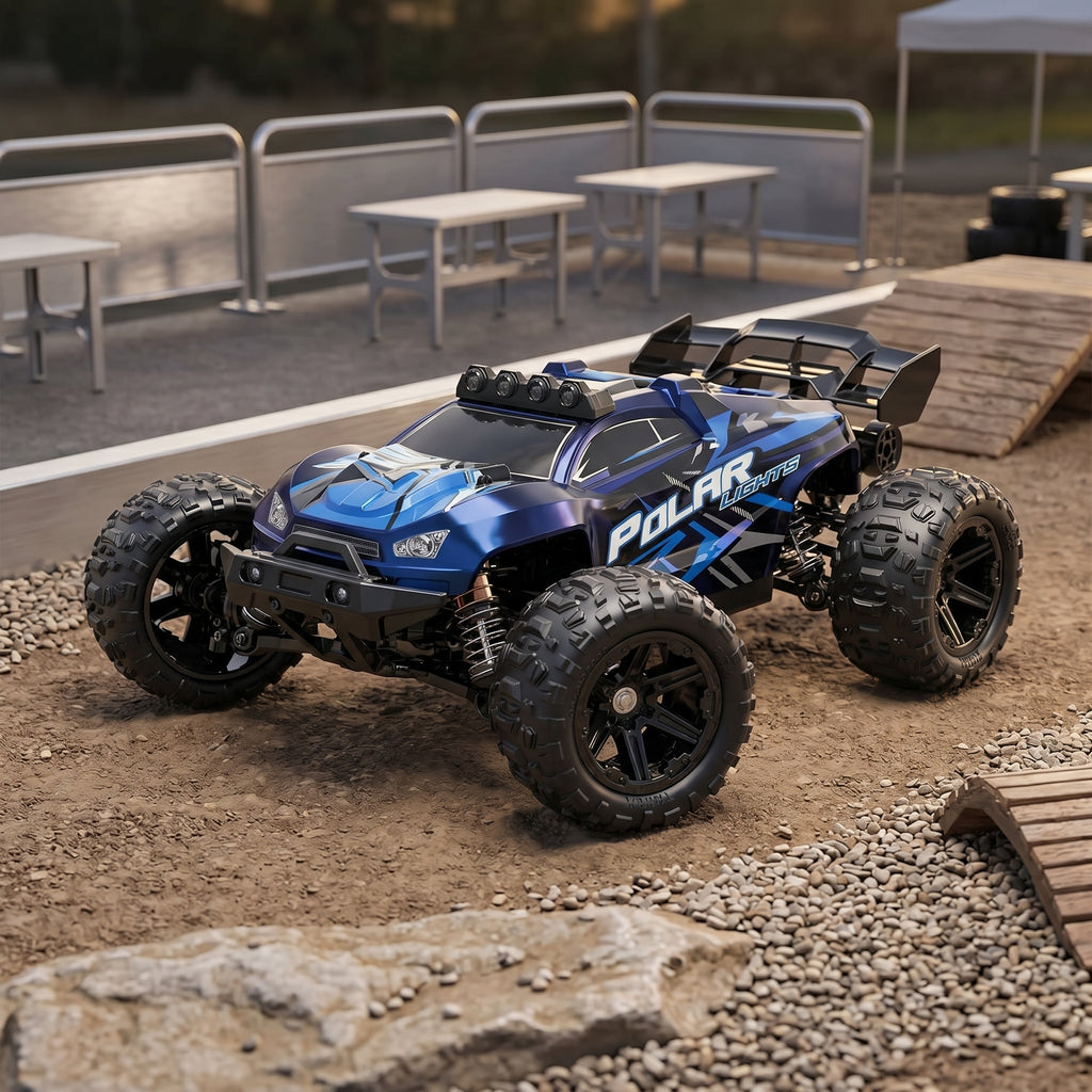 Off-Road RC Truck 1/14 4WD 40KMH | Waterproof Remote Control Car for Adults & Boys - 2 Batteries
