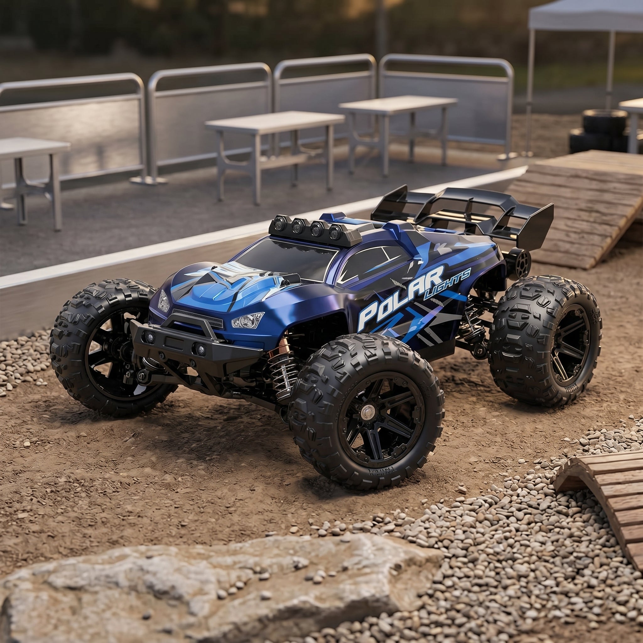 Off-Road RC Truck 1/14 4WD 40KMH | Waterproof Remote Control Car for Adults & Boys - 2 Batteries