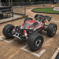 RC Monster Truck 1/16 Brushless 42MPH 4WD RTR | Fast RC Car for Adults & Kids - 2 LiPo Batteries & DIY Body