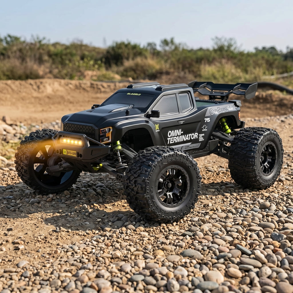 RC Monster Truck 1/10 Brushless 50MPH 4WD | All-Terrain Waterproof RC Car for Adults