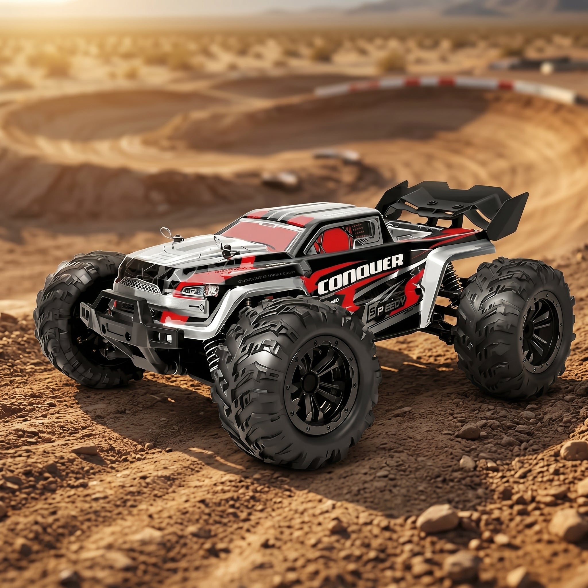 1:16 RC Car for Adults 4WD — 40+ KM/H Off-Road Remote Control Truck, Dual Battery