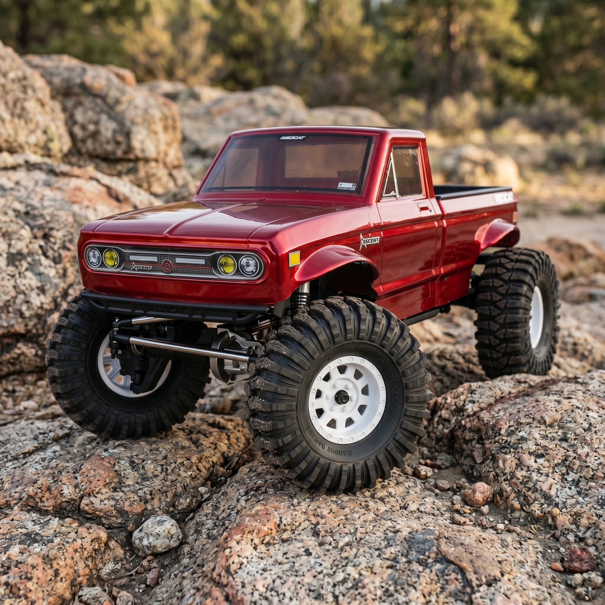Toyllo Redcat Ascent 1/10 4WD RC Rock Crawler RTR, Trail Truck with Portal Axles & Waterproof Electronics