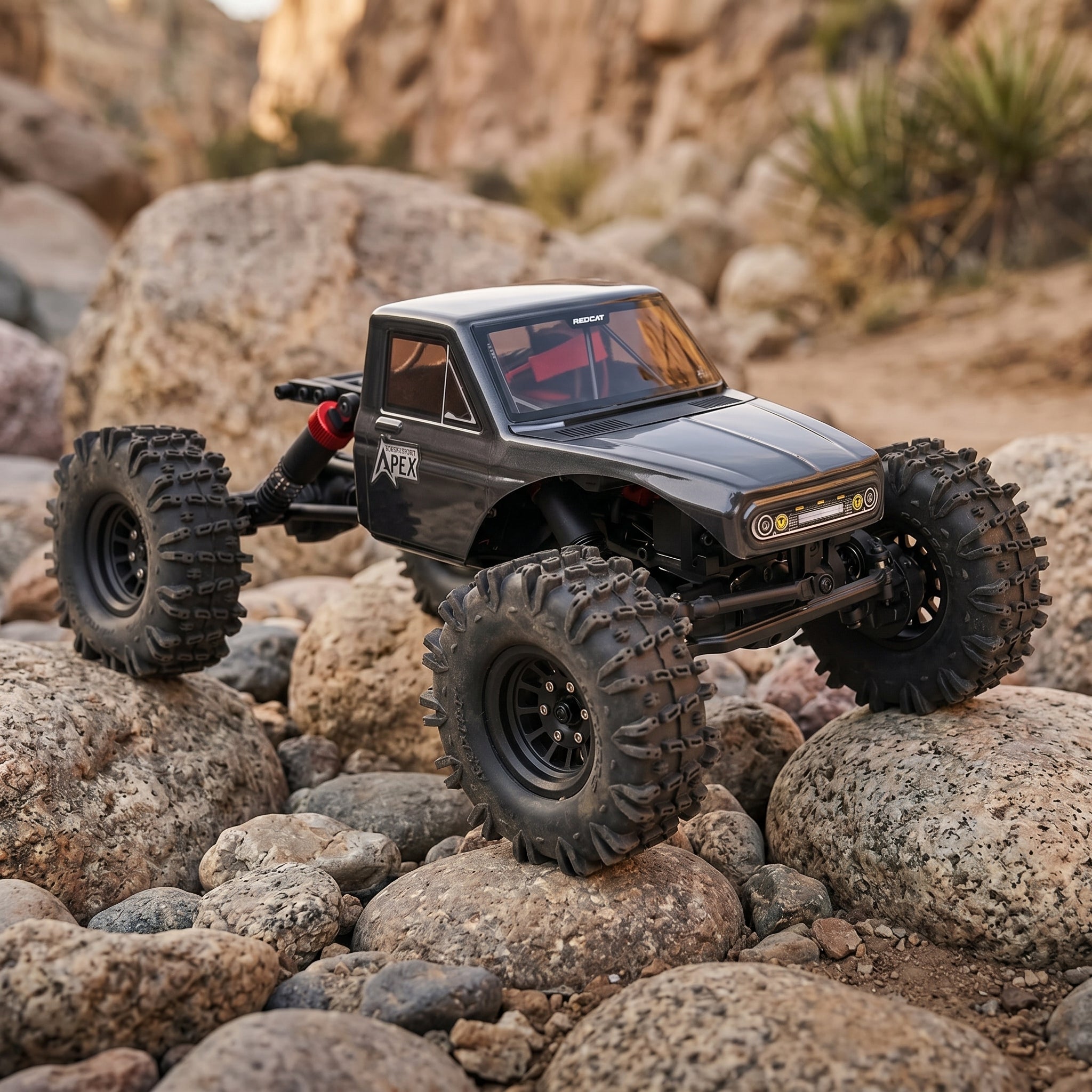 Toyllo Ascent-18 APEX 1/18 Brushless RC Rock Crawler, 4WD with Carbon Fiber Chassis & 2.4GHz Radio