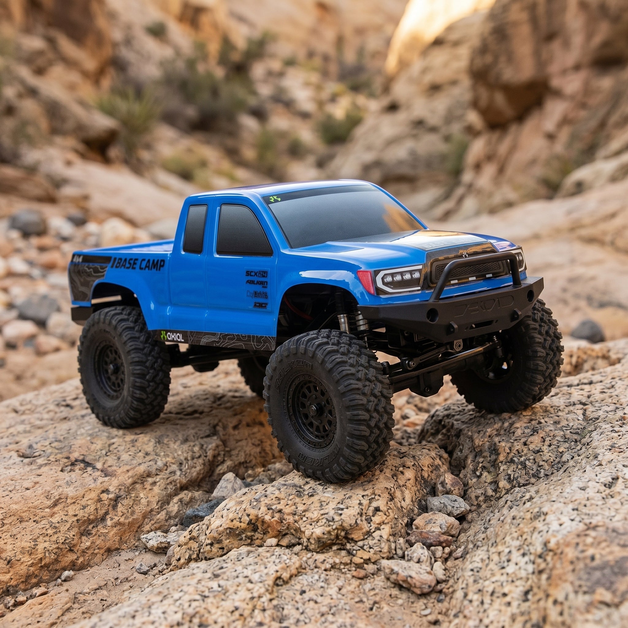 Base Camp 1/24 Scale 4WD RC Rock Crawler | Micro RTR RC Truck | Spektrum Radio & Battery Included