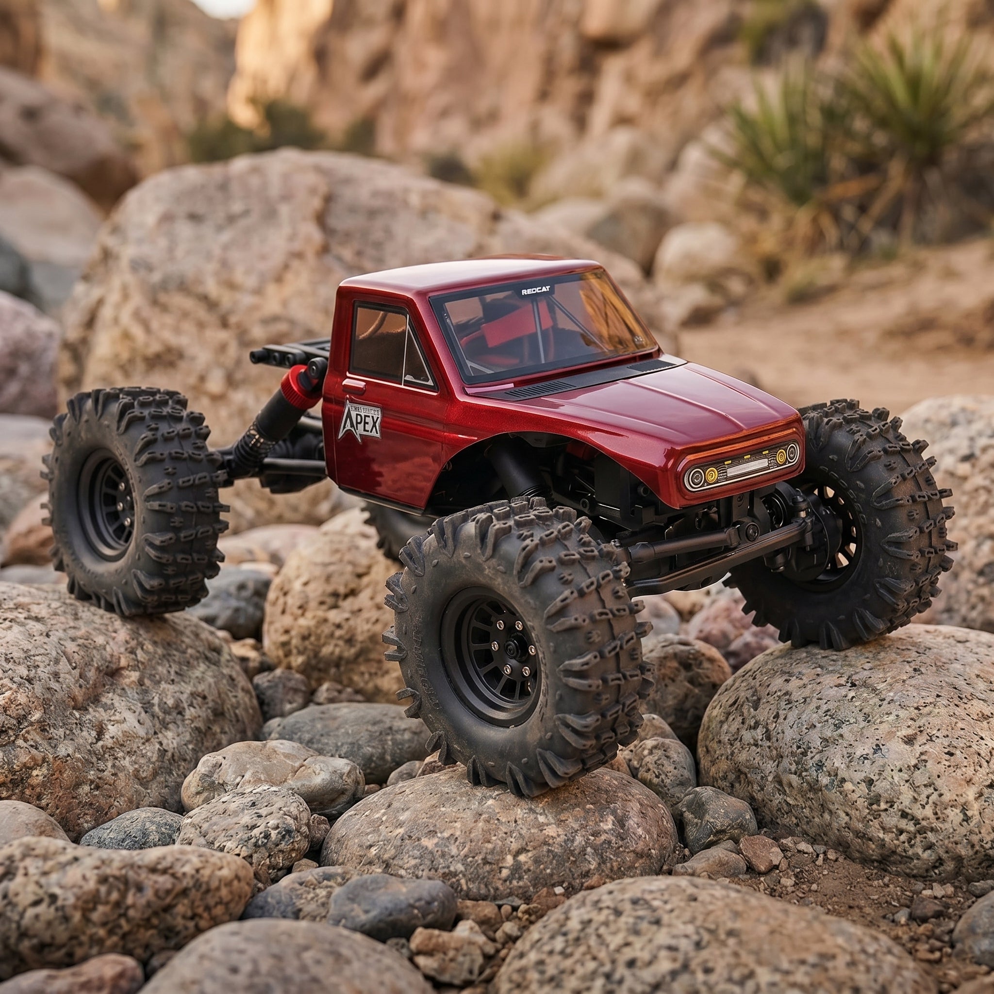 Toyllo Ascent-18 APEX 1/18 Brushless RC Rock Crawler, 4WD with Carbon Fiber Chassis & 2.4GHz Radio