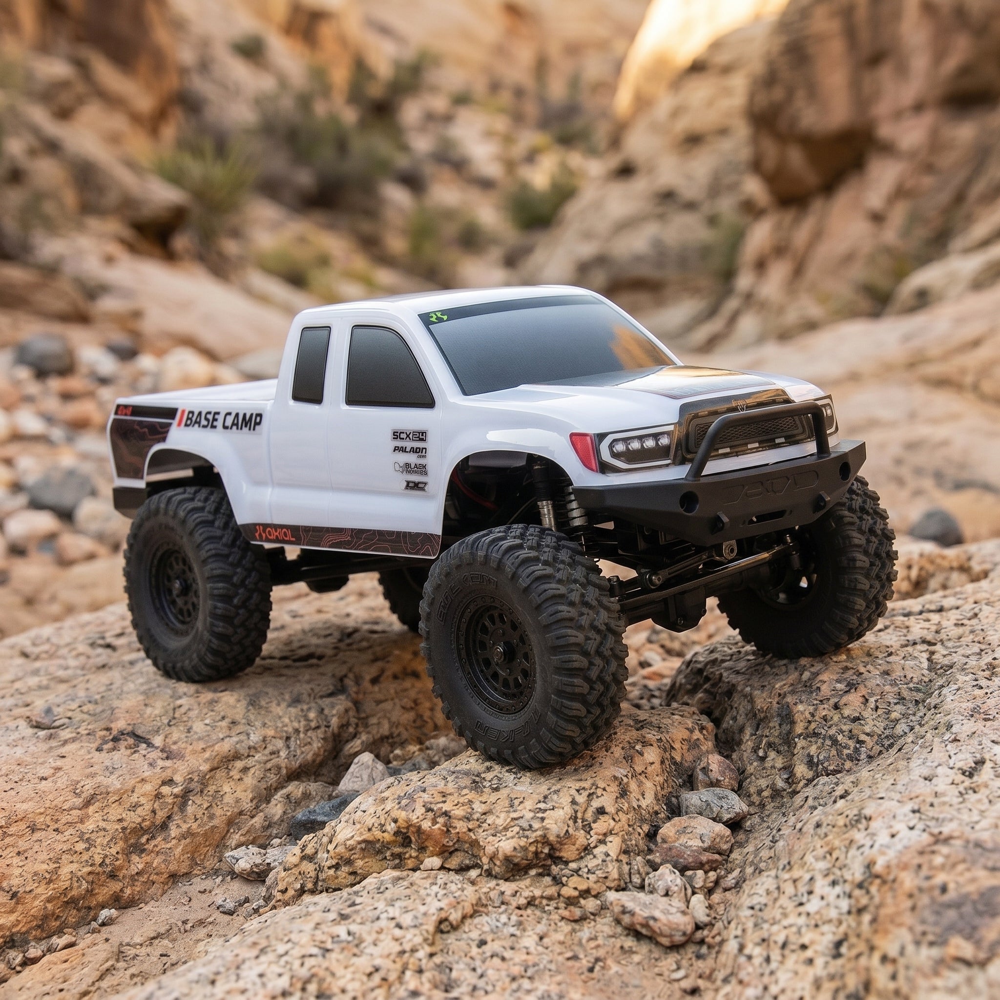 Base Camp 1/24 Scale 4WD RC Rock Crawler | Micro RTR RC Truck | Spektrum Radio & Battery Included