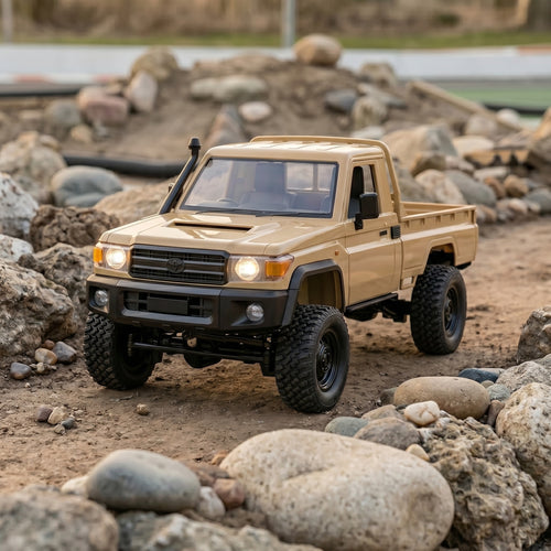 1/12 RC Pickup Truck 4WD — Off-Road Rock Crawler Remote Control Car with LED