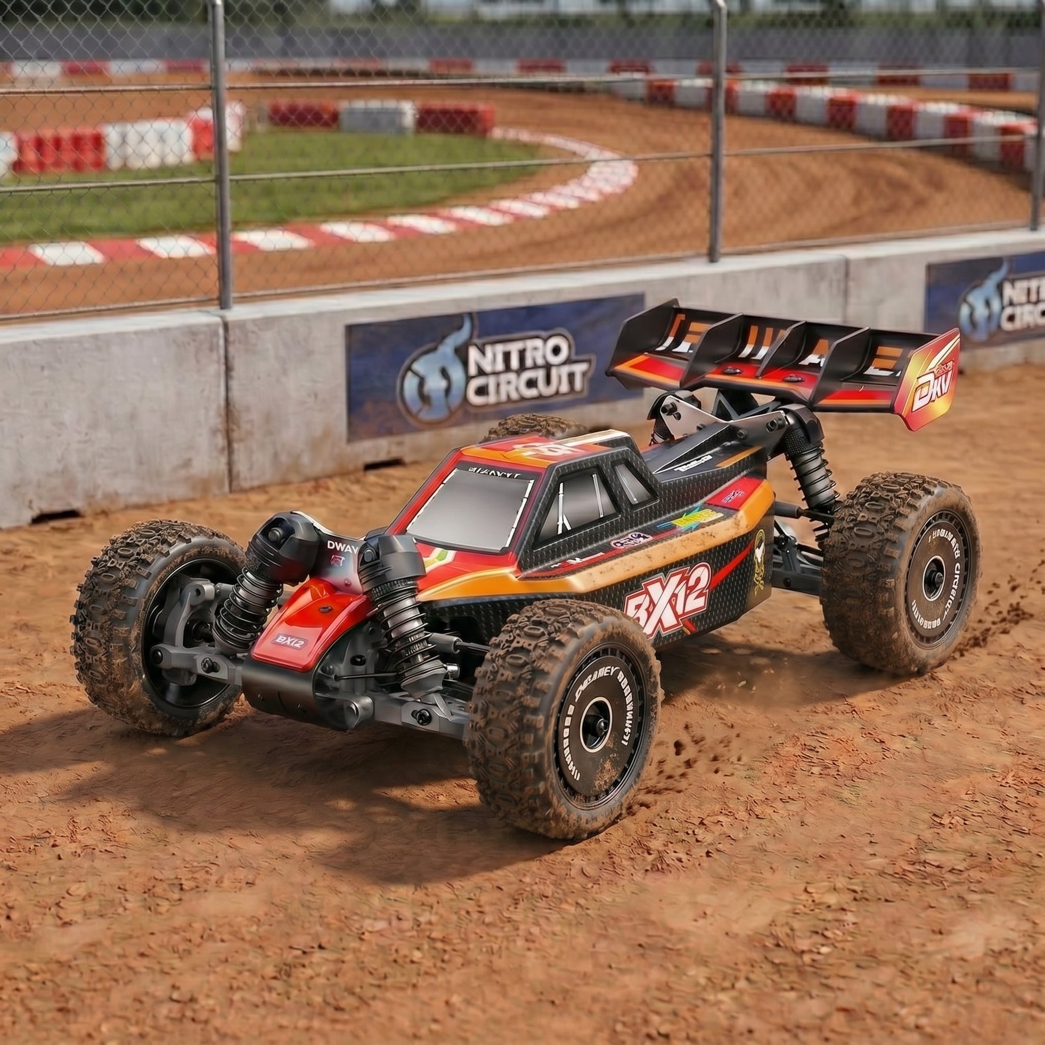 1/12 Brushless RC Truck 4WD - Fast Off-Road RC Car 42 MPH for Adults
