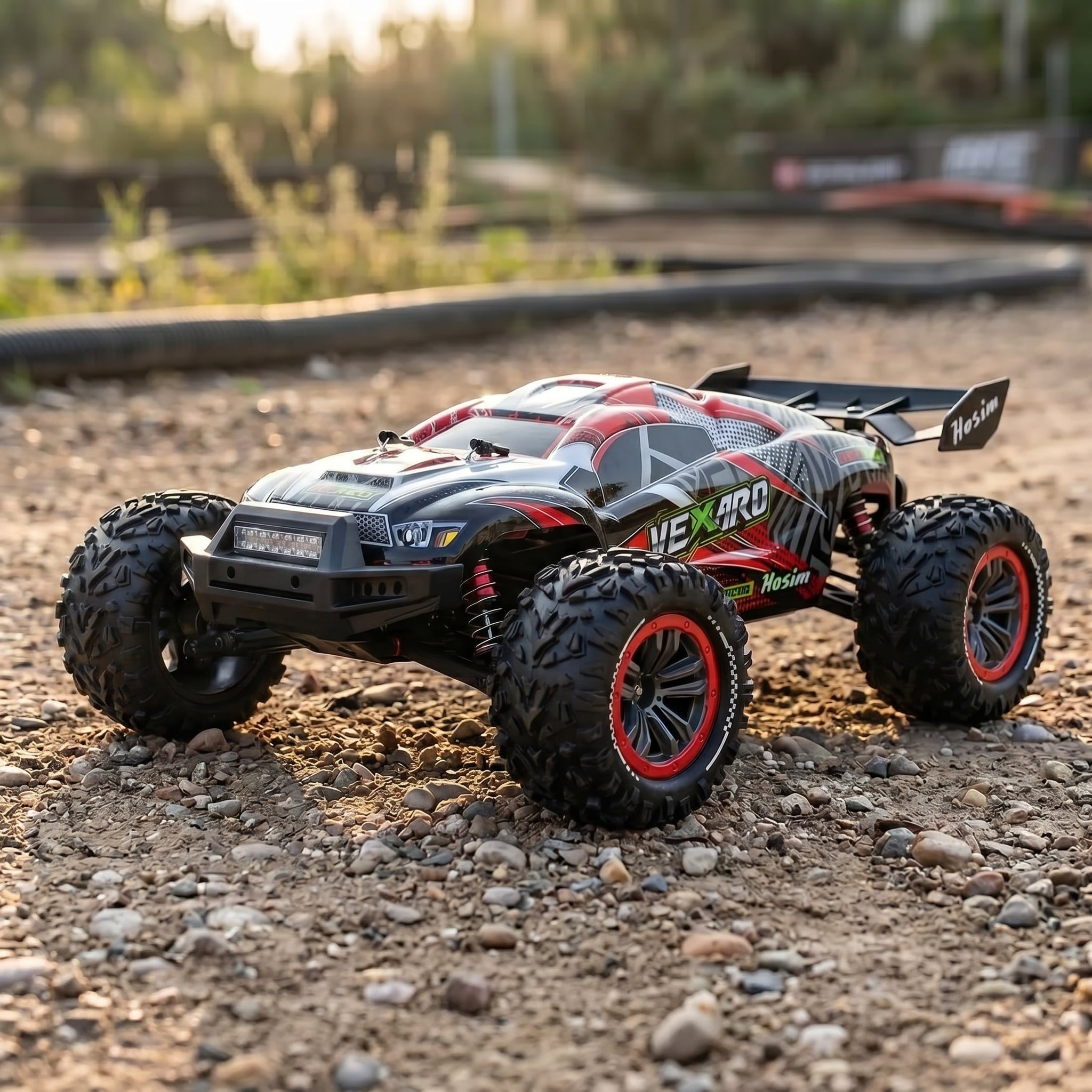 Toyllo Hosim VEXARO 1/8 Brushless RC Monster Truck, 50+ MPH 4WD with 3S Battery