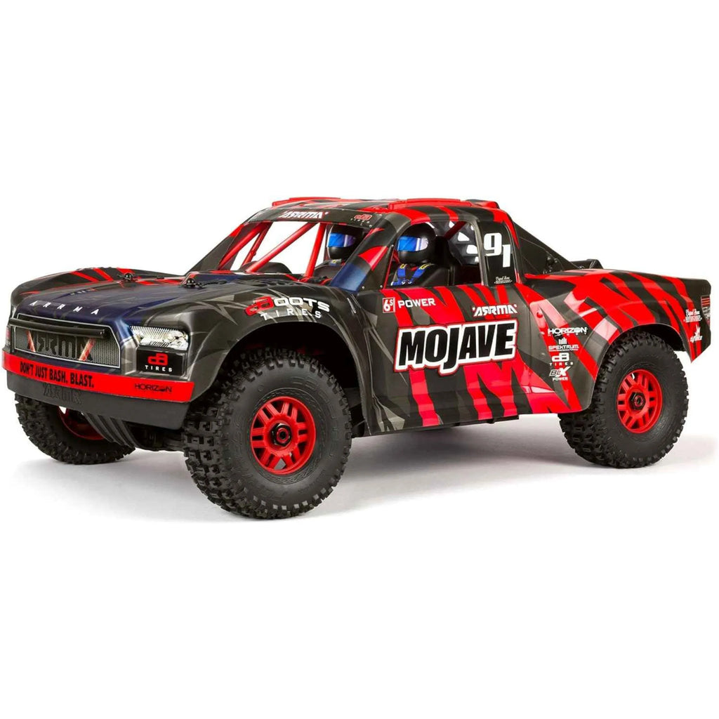 Short course truck with 'Mojave' branding on a white background