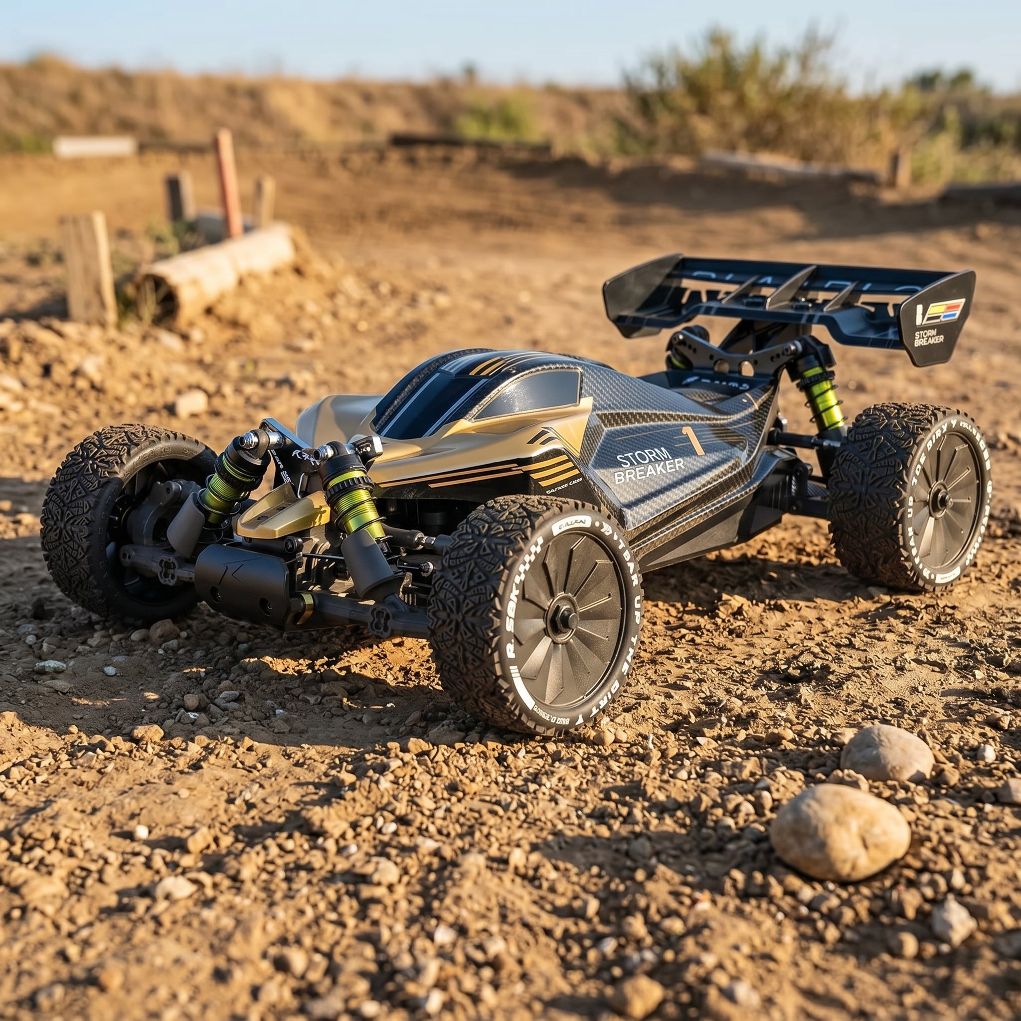 Toyllo 1/10 Brushless 4WD RC Buggy for Adults, 50+ MPH RTR Off-Road RC Car with Metal Drivetrain & Waterproof Electronics