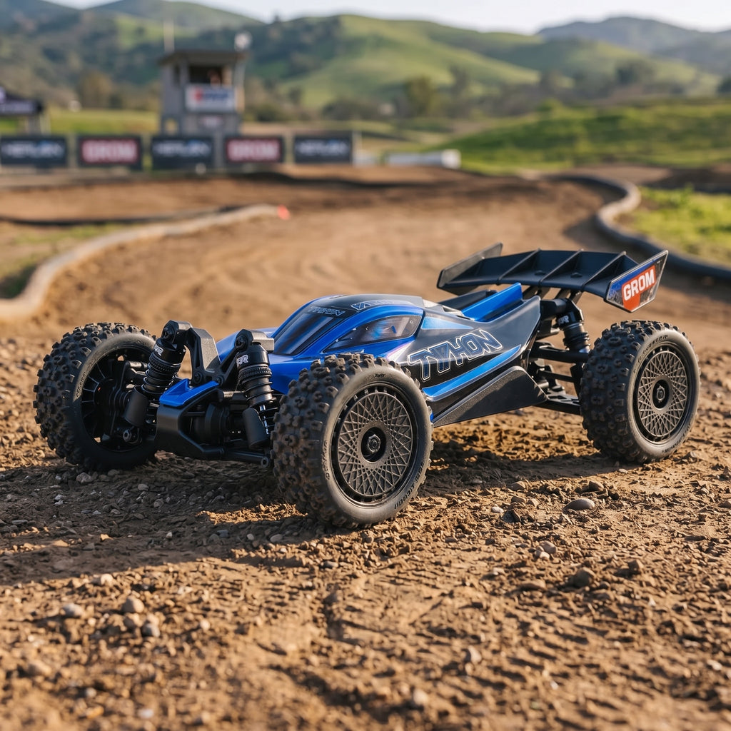 ARRMA Typhon GROM 4X4 RC Buggy | Brushless 2S & 3S RTR Small Scale RC Car | DSC Control | 50+ MPH | Battery & Charger Included