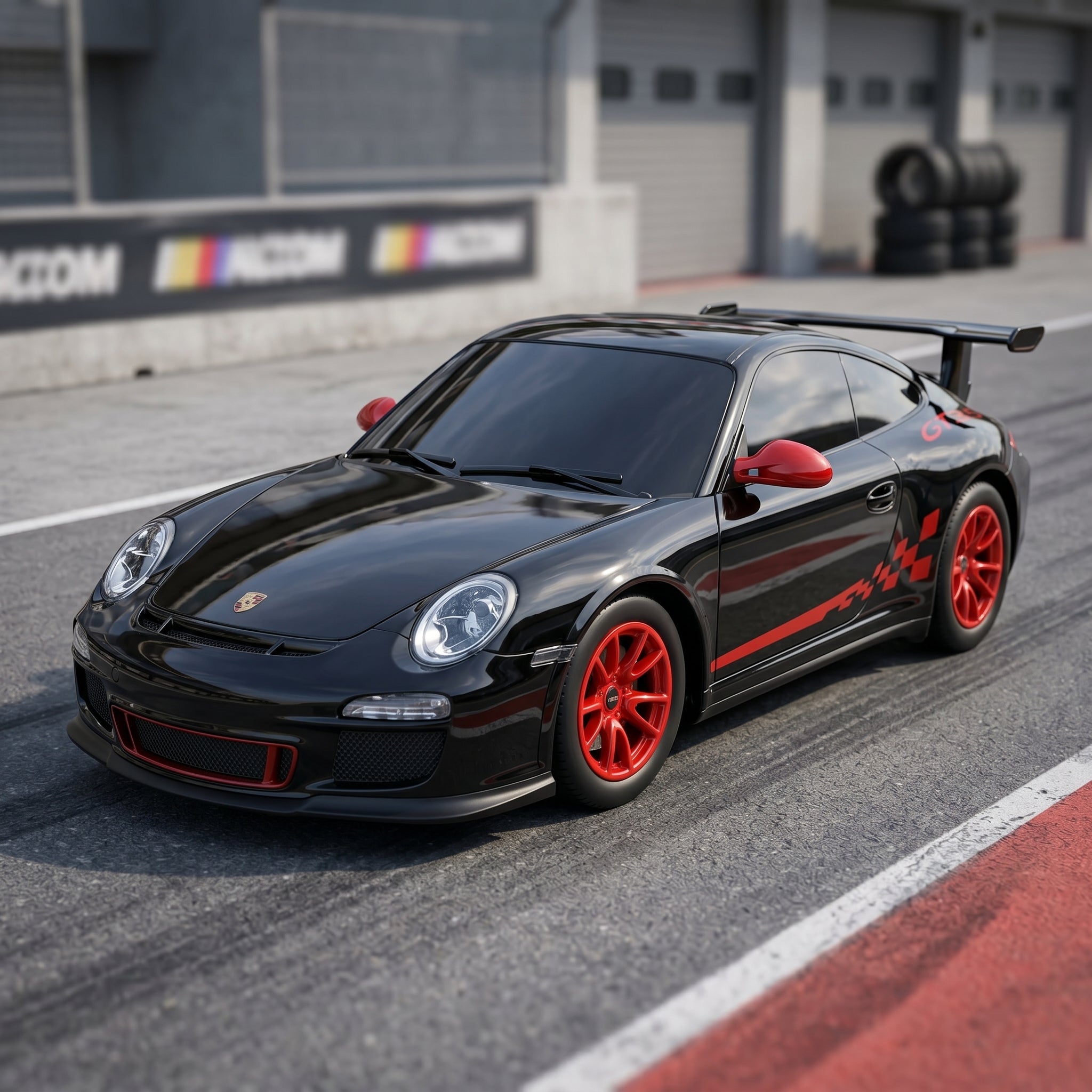 Toyllo Porsche 911 GT3 RS RC Car, 1/24 Remote Control Car with 2.4GHz for Kids & Adults