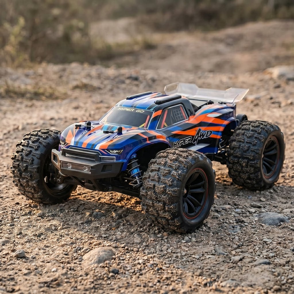 Toyllo H16DR 1/16 4WD RC Monster Truck, RTR Off-Road Remote Control Truck with 2 LiPo Batteries