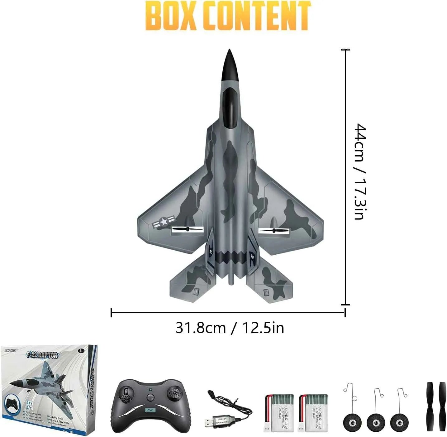 RC grey plan what is inside the box.