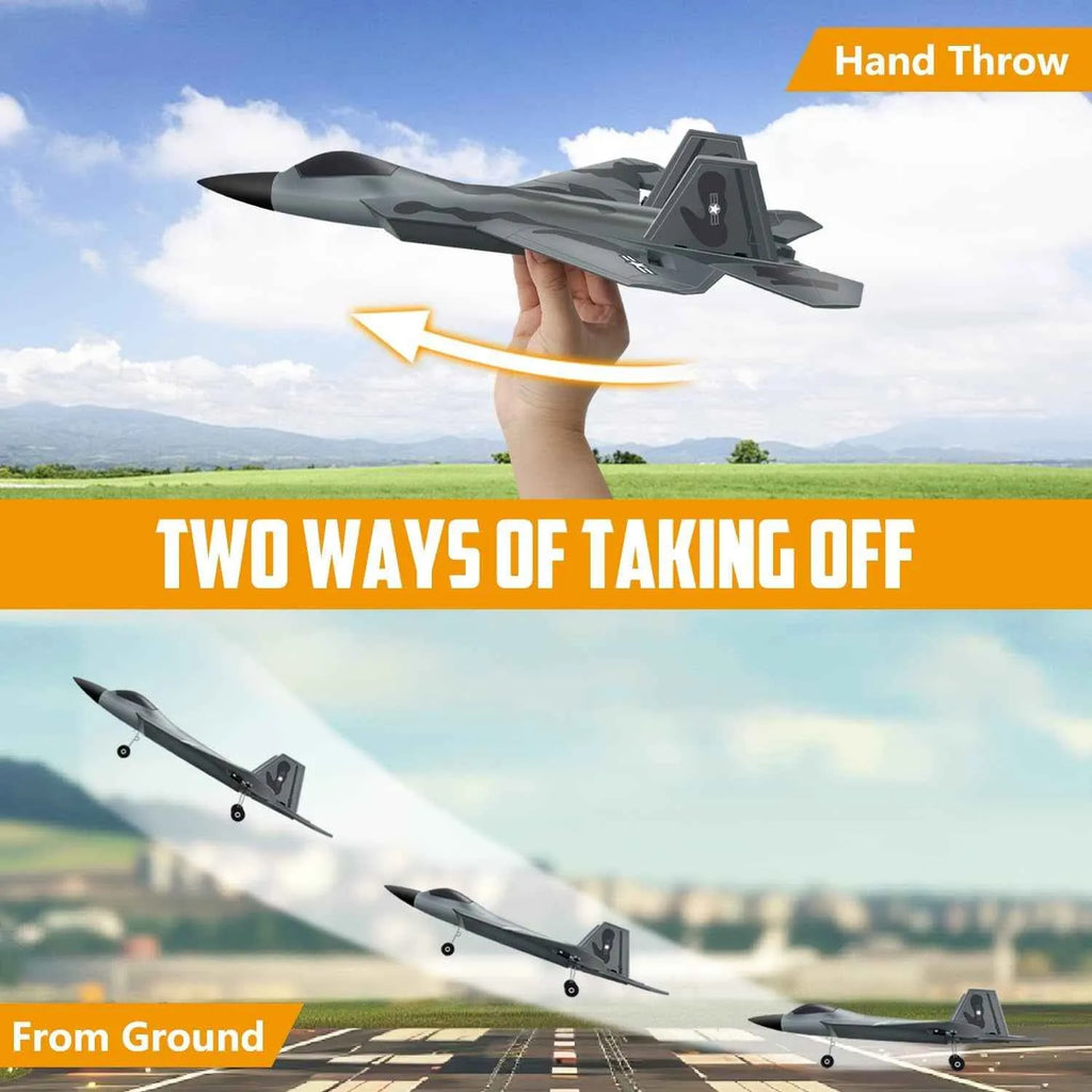 RC plane two ways of flying this plane 