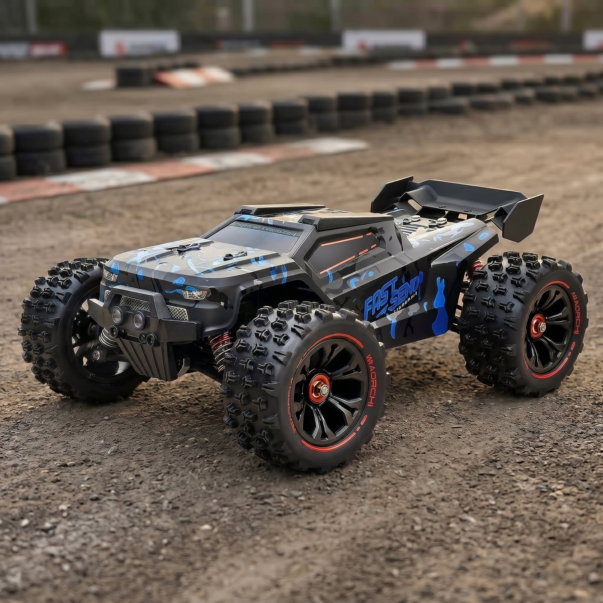Toyllo RC Monster Truck – 1/14 Scale 4WD Off-Road Truggy | 60KPH, Waterproof, All-Terrain Ready